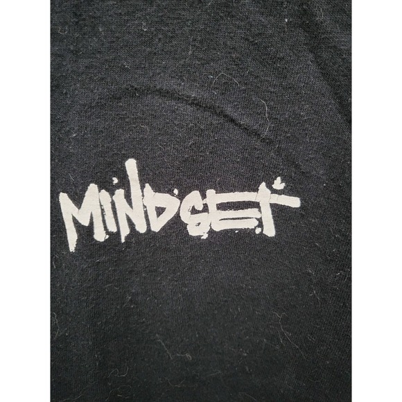 Mindset Band T-Shirt Mens M Punk Straight Edge Hardcore Black Anvil - Picture 3 of 11